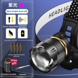 SKY FIRE | High Brightness 365nm Ultraviolet Identification Headlamp