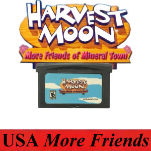 Bandai | GBA/SP/DS USA Harvest Moon GBA Game Cartridge 32Bit Video Game Console Card Friends of Mineral Town More Friends of Mineral Town
