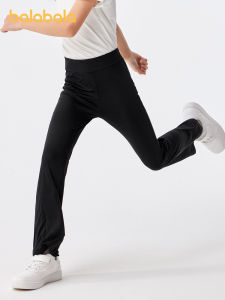 balabala Children Jogging Pants Girl 2025 Summer Thin Pants For Big Kids Quick Dry Cool Yoga Pants