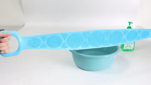 Dây Tắm Chà Lưng Silicon 2 Mặt Massage – Tẩy Da Chết Làm Sạch Toàn Thân Co Giãn Dễ Treo