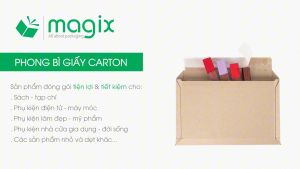 MPB6 - 42x30 cm - 60 phong bì carton đóng hàng - Bìa gói hàng bìa cứng bì thư | Magix Packaging