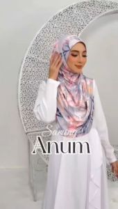 Tudung sarung instant versi raya berdagu dan boleh sorok tudung anum dafinah mudah dipakai less iron design exclusive awning lembut on point free size dan XL