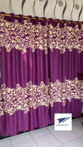 gorden smokring 12 jendela pintu paket isi 3 pcs bisa bayar di tempat