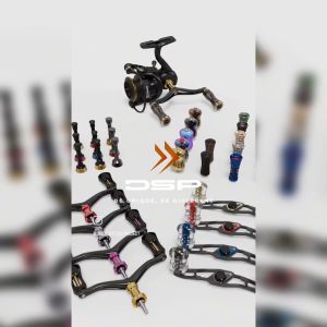 Sparepart Reel DSP DAIDO RUSTIC Wood Knob (2 Bearing) Motif Kayu Murah - Toms Fishing