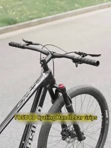 TOSUOD | TOSUOD Bicycle Handlebar Grips Comfortable Ergonomic Design 3D Silicone Non-Slip Shock-Absorbing Bike Handlebar Grip
