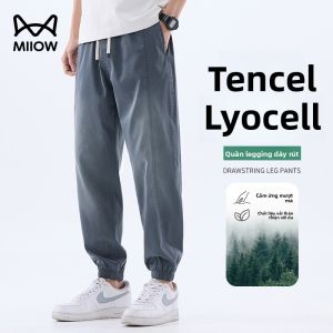 Quần dài nam MiiOW vải Lenzing mỏng thoáng khí rộng rãi.