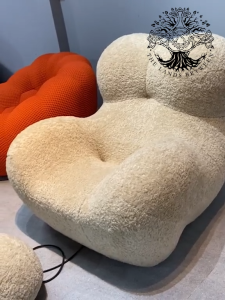 Ghế thư dãn BIG MAMA nhập khẩu ghế lười đọc sách Sofa decor UP5 Donna La Mama Chair lông xù