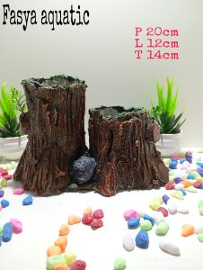 aquarium Aquascape ornamen hiasan aquarium Thema batang pohon tua hand made