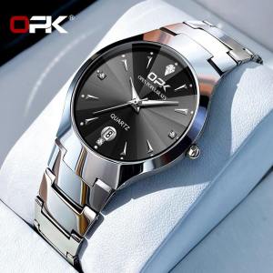 OLEVS Jam Tangan Pria Anti Air Stainless Original Asli Kasual Terbaru Cowok Orii Import Kalender Fashion Men Watch