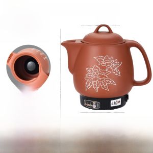 Automatic 4L-20L Electric Sand Pot Traditional Chinese Medicine Cooking Kettle Unglazed Purple Clay Health Care Pot for Infusion
