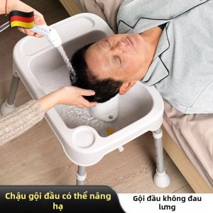 Chậu Gội Đầu Dùng Trên Giường Cho Người Cao Tuổi Và Bà Bầu