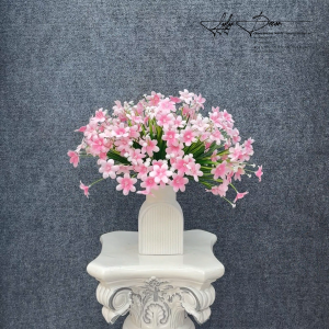 Thủy tiên 7 nhánh Trang Trí Nhà Cửa Cắm Giỏ Bó HoaHoa Lụa LyLy Decor