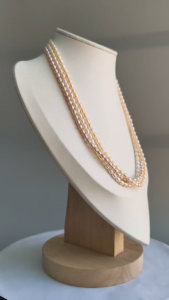 [ Woosilver ] Vòng Cổ 3 Sợi Trai Ngọt 3 Tông Màu - Secondhand SI - NTN128