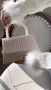 Túi xách nữ cầm tay ngọc tiểu thư đẹp phù hợp đi chơi