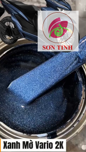 Sơn xe máy HYPER màu xanh dương mờ Honda Vario 1K (Code H-163) sơn thơm công nghiệp đa năng