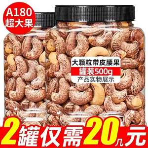 Roasted With Skin Cashew Nuts