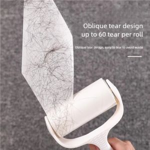 Removable Sticky Lint Roller Portable Dust Remover Multi-purpose Clothes Sofa Pet Hair Sticky Brush Home Daily Cleaning Tools