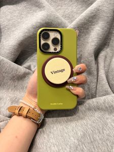 Magnetic Absorption Frosted Pure Color Phone Case for  16Promax 13NewModel 15Promax Womens Style Full Coverage Hard Shell