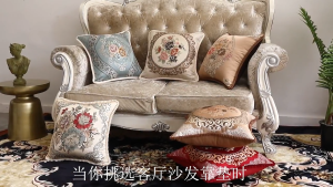 Luxury European Pillow Covers Decorative 48x48cm Floral Designer Modern Cushion Covers for Home Living Room Decoration