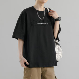 เสื้อยืดคอกลมแขนสั้นผ้าฝ้ายแท้ยีนส์สไตล์ย้อนยุค Jeanswest ทรงหลวม ทรงเข้ารูป แฟชั่นฤดูร้อน สำหรับผู้ชาย