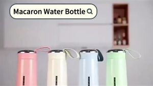 (ORICOD)400ml Termos Air Kaca Termos Vakum Botol Minum Terisolasi Tumbler Perjalanan Botol