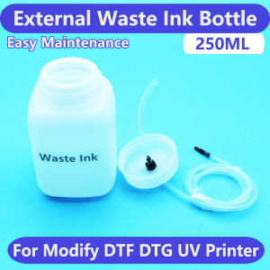 L18050 ET8550 L8050 8500 L8180 L1800 External Waste Ink Bottle Container For DTF DTG UV Modification Easy Maintenance Visible