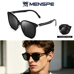 MENSPE Women Men Sunglasses Foldable Sunglasses Eyes UV 400 Protection Adjustable Hinge Adjustable Legs Integrated Nose Support Outdoor Travel