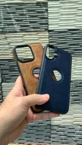 Ốp lưng da khoét táo cao cấp dành cho iPhone 16 / 16 Plus / 16 Pro / 16 Pro Max