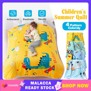 Cotton Cartoon Children Blanket Kids Aircond Quilt Blanket 110*150CM Summer Ice Silk Cool Comforter Breathable 儿童夏凉被被空调被夏季薄小被子