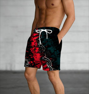 2026 New Hot Selling Fashionable Summer Starry Sky Gothic Texture Mens Casual Sports Outdoor Vacation Shorts Large Size