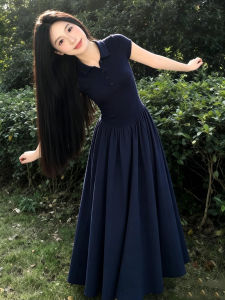 NIUVIES | Đầm Polo Độc Đáo Dây Nơ eo