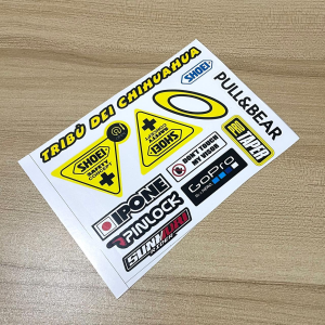 Stiker KYT Stiker Kaca Helm Murah Cutting Bahan Vynil Tahan Lama Anti Air