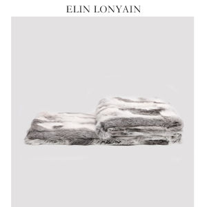 ELIN LONYAIN | Luxury Rabbit Fur Bedside Throw