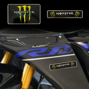 2pcs Quái Vật 3D nhôm ô tô kim loại Bumper cơ thể miếng dán trang trí Devil của Claw phổ biến chống thấm nước Decal phụ kiện xe máy cho Honda pcx160 click125i YAMAHA xmax300 nmax155