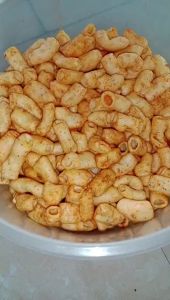 CEMILAN SNACK MAKARONI PEDAS MEKAR GURIH LEZAT NIKMAT