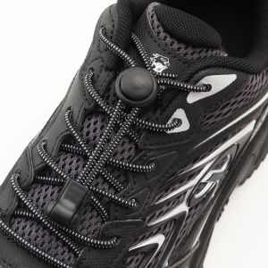 No Tie Elastic Shoelaces Quick Lock Lazy Shoestrings for Kids Adults Sports Running Sneakers Stretch Round Shoe Laces for Dail