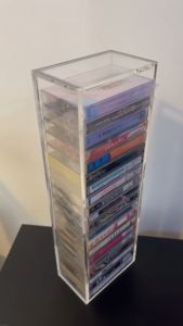 กล่องอะคริลิกเก็บตลับเทปกล่องใสใส่ตลับเทป