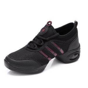 Summer Breathable Mesh Surface Dancing Shoes Soft Bottom Square Dance Shoes Adult Dance Shoes Fitness Shoe Exercise Shoes