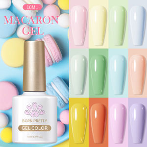 BORN PRETTY 10ML Macaron Gel Nail Polish All For Manicure Semi Permanent Varnishes Soak Off Gel UV LED Base Top Coat Gel