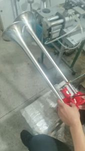 Mitsuba Pro 2ft and 3ft Double Barrel Stainless Steel 24V Air Horn Trumpet for all Trucks