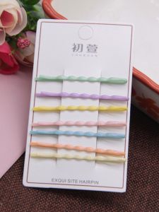 Colorful Korean Style Hair Clips Student Girl Hair Accessories Bangs Holders Versatile Fashionable Side Hairpins