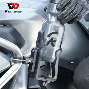 Tây đi xe đạp xe máy lồng đựng chai nước xách tay giá để ly với kẹp có thể điều chỉnh 360 ° Phụ kiện đi xe đạp quay