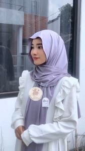 Kenzia Pashmina Oval Inner Jersey [ITY] Premium /Pashmina Oval Inner Instan Nutup Leher /Pashmina Kenzia Jersey Premium Outfit Kasual Trend Hijab Friendly Wanita Remaja BISA (COD)
