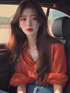 French Style Lightly Mature Stylish Niche Style Chic and Beautiful Tops Womens Brick Red Western Style Sun Protection Shirt Air Conditioning Shirt