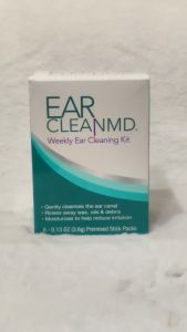 EOSERA Ear Clean MD Kit with Rinsing Bulb Ear Clean MD Powder for Enhanced Ear Canal Care Moisturizing Formula Weekly