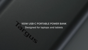 TARGUS APB080 PowerBank with 100W 25000mAh USB Type-C x2 PD3.0 & Multi Device for Laptop Tablet