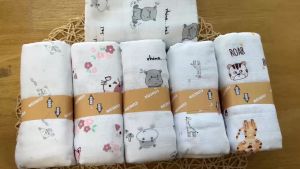 Hộp 1 Khăn Tắm Sợi Tre cao cấp CUNCON cho bé - Kích Thước 110x100cm - Kháng Khuẩn - mềm mại Không xù - thấm hút tốt