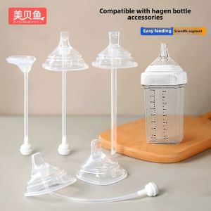 Heheo Gravity Ball Straw Cup Replacement Lid Baby Drinking Water Cup Non Original Accessories Compatible with Wide Neck Bottles