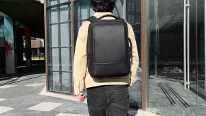 GLADIO Tas Ransel Pria Ichigeki Hitam GLD008B5 Backpack Anti Air Muat Laptop Kerja Sekolah Premium