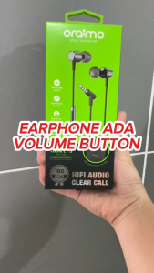 ORAIMO OEP-E40 WIRED 3.5MM EARPHONE ORIGINAL THREE-BUTTON REMOTE COMFORT EARTIPS